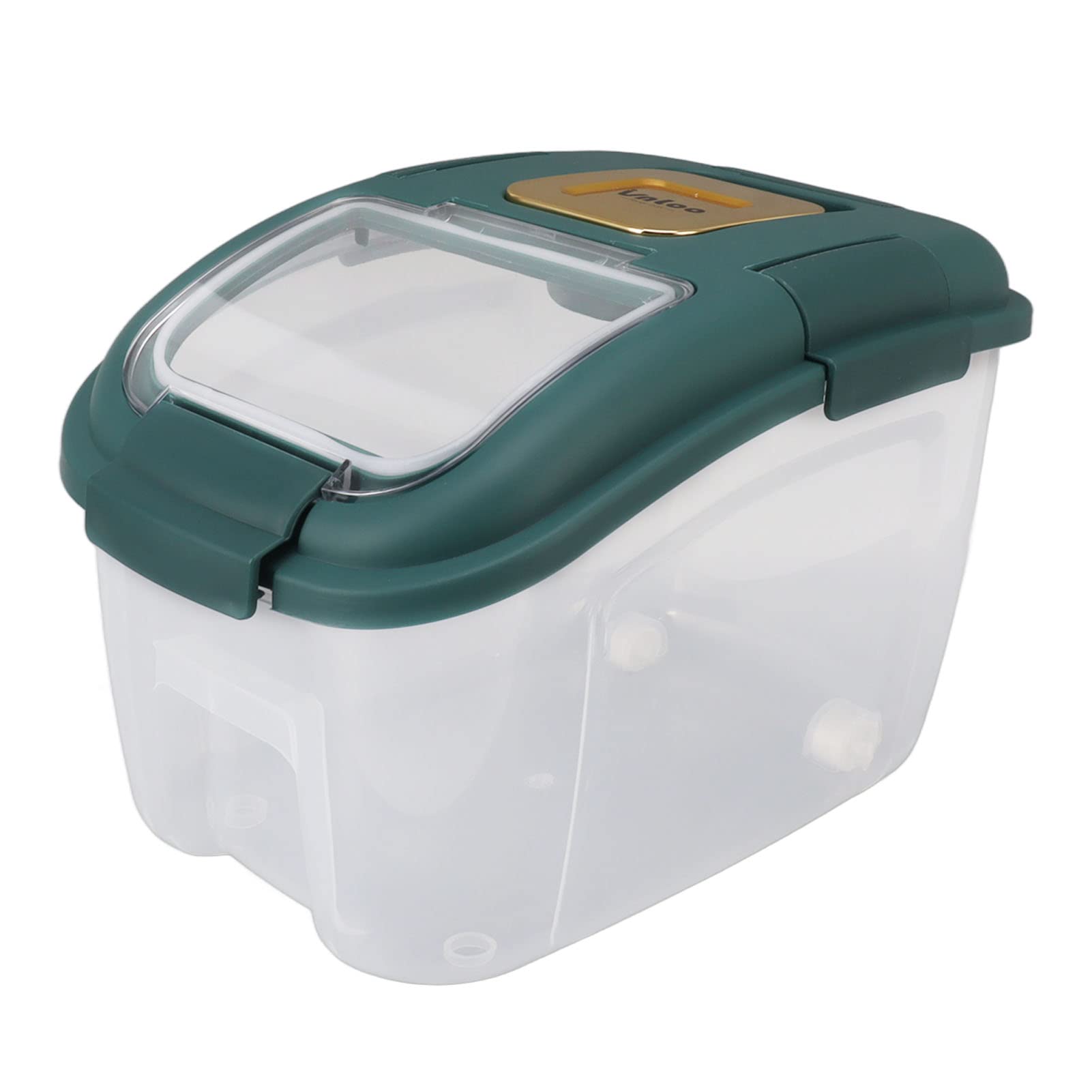 Scatola per la Conservazione del Riso con Coperchio Trasparente e Ottima Tenuta per Uso Domestico in Materiale PP per Uso Alimentare di Grande capacità (Capacità di 10 kg/22,0 libbre)