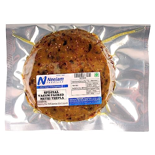 Neelam Foodland Vacum Packed Methi Thepla, 250 G