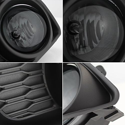 AKKON - For Dodge Charger Driving Smoked Fog Lights Driver and Passenger Lamps with Switch/Bulbs