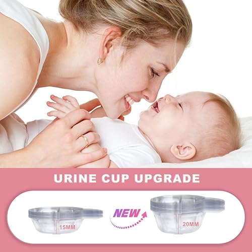 Pregnancy Test Strips with Urine Cups, hCG Detection Home Pregnancy Tests, Sensitive & Over 99% Accurate, 15 Count Individually Wrapped, Rapid hCG Test Strips, 5mm Wider 25mIU/mL - Thumbnail 3