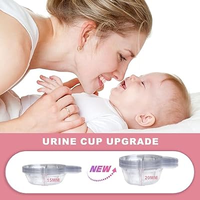 Pregnancy Test Strips with Urine Cups, hCG Detection Home Pregnancy Tests, Sensitive & Over 99% Accurate, 10 Count Individually Wrapped, Rapid hCG Test Strips, 5mm Wider 25mIU/mL