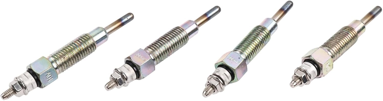 Glow Plug 8-97106-549-4 8-97106-549-1 Set of 4 for Isuzu 4LE2 4LE2-PW Engine Hitachi IHI 45NX Mini Excavator(4-Pack)