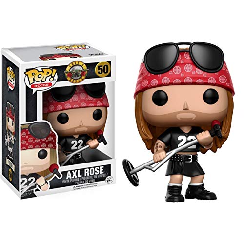Funko Axl Rose: Guns N' Roses x POP! Rocks Vinyl Figure & 1 POP! Compatible PET Plastic Graphical Protector Bundle [#050 / 10688 - B]