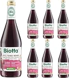 Biotta Apple, Beetroot and Ginger Juice | Organic | Natural source of Potassium | Contribute to the normal maintenance of normal blood pressure | Not from concentrate | 500ml (500ml (Pack of 6))