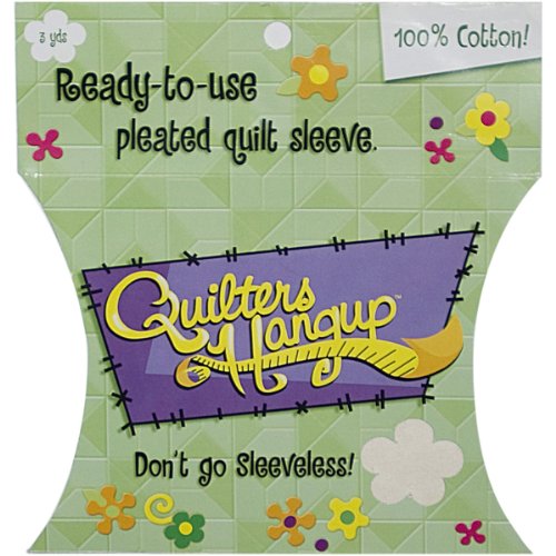 Quilters Hangup QH-300 Pleated Quilt Sleeve In Natural Muslin cover