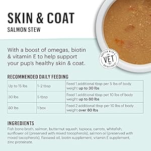 The trustworthy kitchen useful pour overs pores and skin  coat  salmon stew canine meals topper 5 5 oz x12   cucciolini doodles