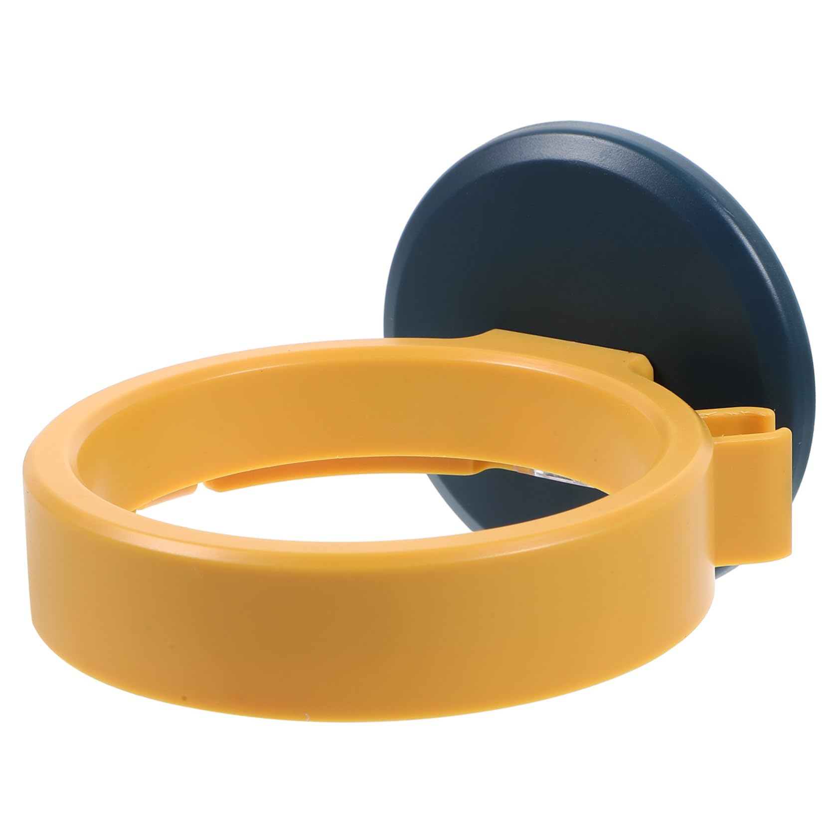 DEARMAMY Wall Mount Hair Dryer Organizer Self Adhesive Bathroom Rack for Blow Dryer Storage Space Saving Design