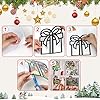 Ntwdby Weihnachten Basteln Fensterbilder, 12 Stück Weihnachten Fensterbilder Bastelset, Fensterbilder Basteln Weihnachtens Kinder, Bastelvorlagen für Weihnachts Kinder, DIY Bastelset Geschenk #2