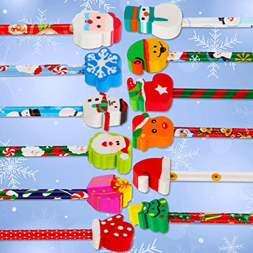Set de 24 lápices navideños y mini cuadernos HOWAF miniatura 4