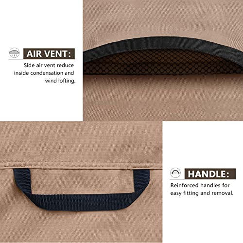 image for ULTCOVER Waterproof Square Air Conditioner Cover for Outside AC Units 