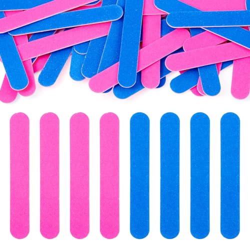 Craftdady �l�C���t�@�C���X�g���b�v �v���t�F�b�V���i�����ʃG�����[�{�[�h �o���N�}�j�L���A�y�f�B�L���A�c�[���ƃl�C���o�b�t�@�����O�t�@�C�� 8.5x1.4x0.15cm �s���N�A�u���[ 100��