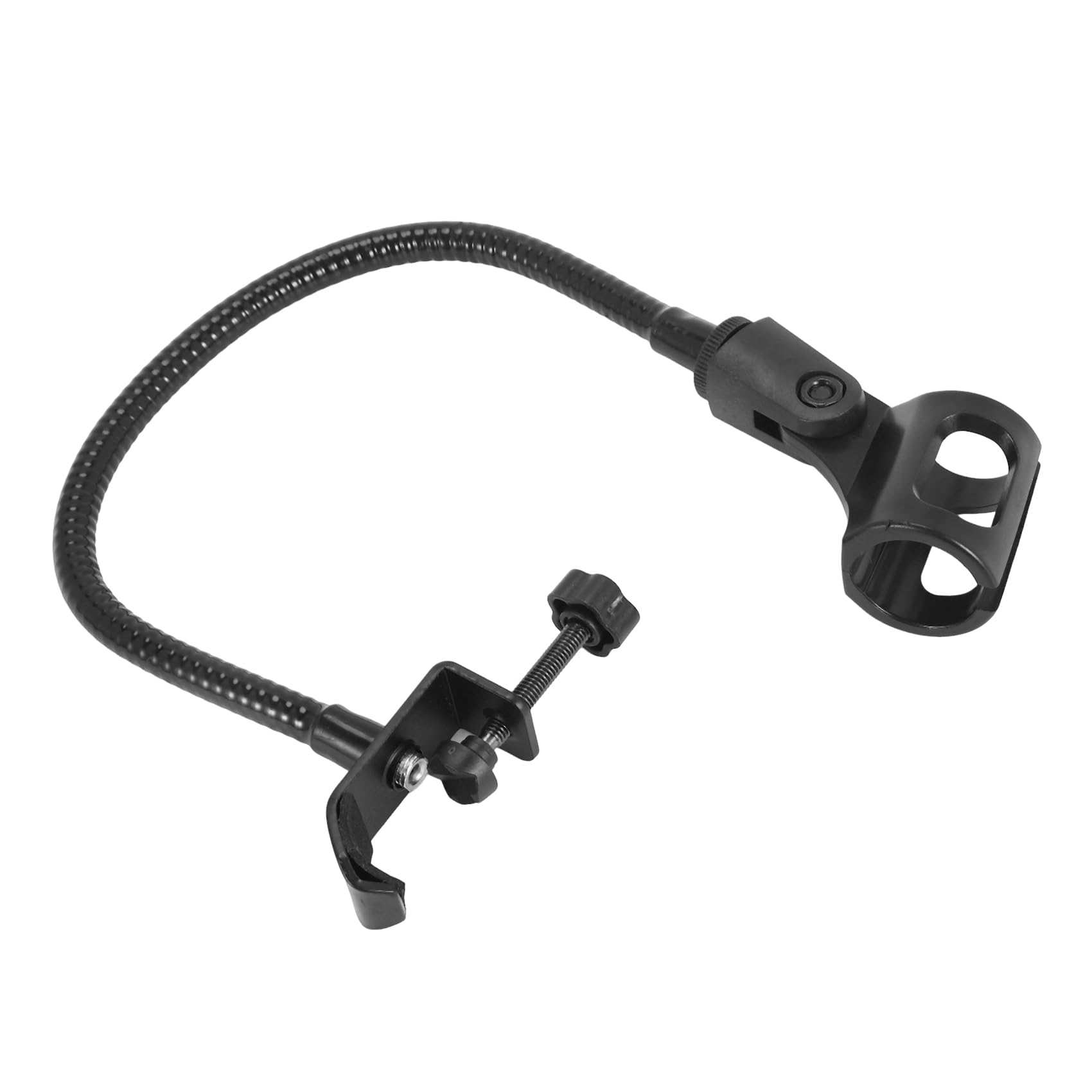Soporte Ajustable para MicróFono 2 Piezas Soportes de Escritorio de Cuello de Cisne Flexible Abrazadera de Escritorio Equipo de GrabacióN para Conferencias de Reuniones