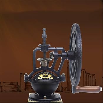 ブラジル製の希少なビンテージ手動式動輪コーヒーミル ブラジル製の希少なビンテージ手動式動輪コーヒーミル