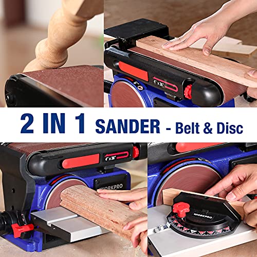 WORKPRO 4 x 36 Belt and Disc Sander