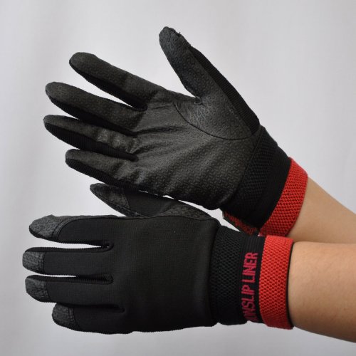 ペンギンエースノンスリップライトPパターン甲メリ黒S