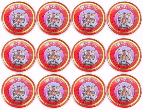 Chinese Herbal Menthol Balm Cooling Essential Oil for Daily Use 12 pcs/lot