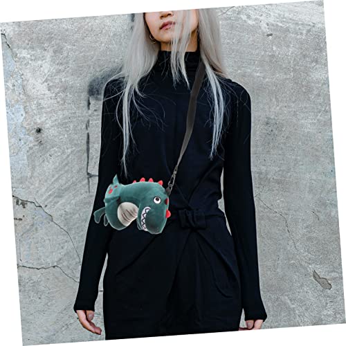 Cute Cartoon Dinosaur Coin Purse Mini Wallet for Boys and Girls Plush Change Holder Zipper for Children4