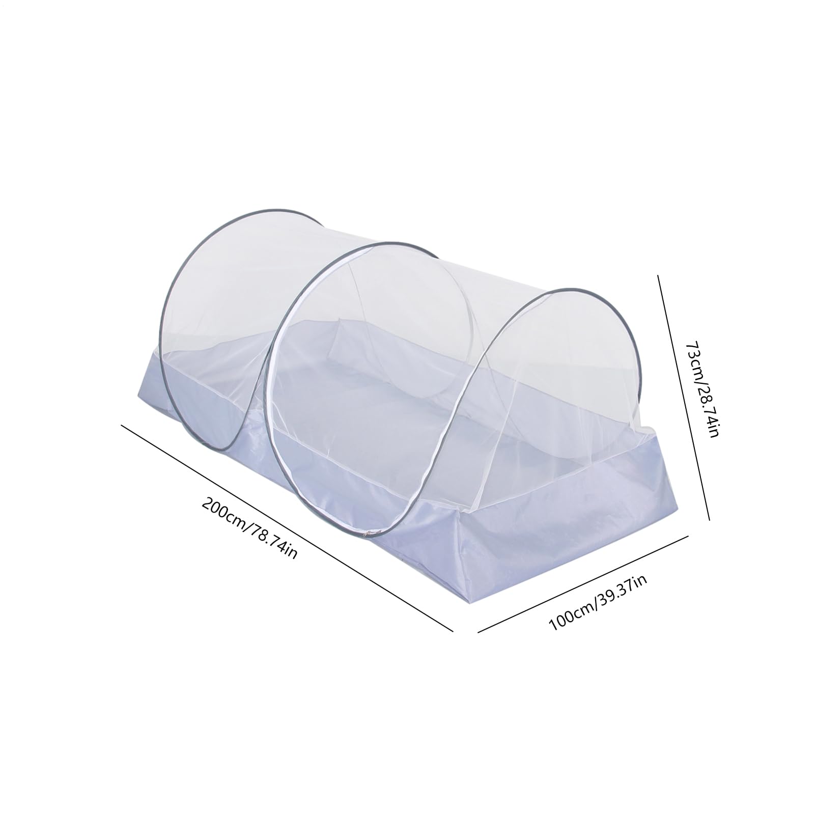 Générique Tente Filet Anti-Mouches – Polyester 200x100x73cm | Filet De Lit