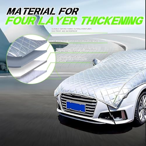 Image of Hail Protector Car Cover, Padded Car Cover for Hail Protection for SUV /Sedan /Hatchback(White,SUV)