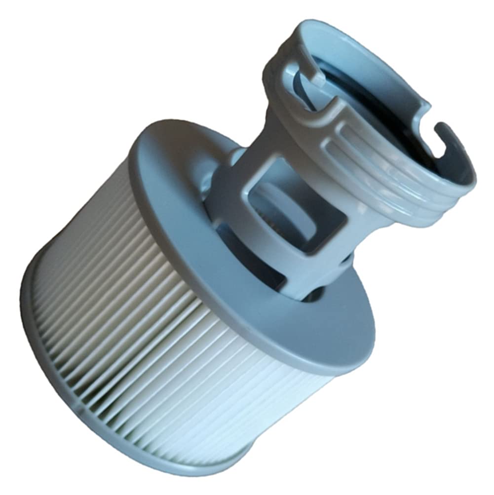 WuYan 4 zestaw akcesoriów do spa z hydromasażem do MSPA, zawiera 4 szt. zapasowy adapter do podstawy, 4 szt. nadmuchiwany filtr do basenu z gorącą sprężyną, filtr basenowy typu Wave Spa
