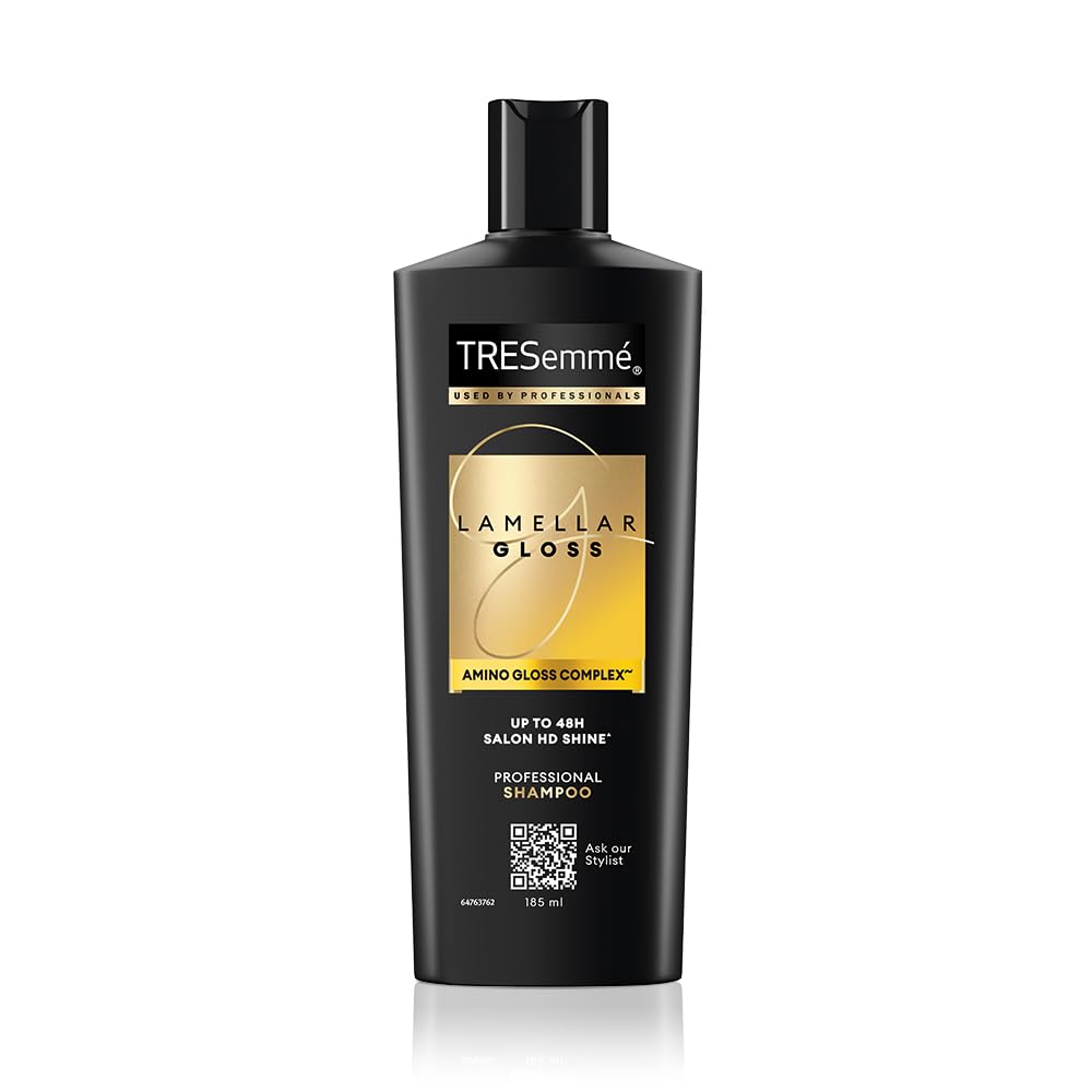 TRESemme Lamellar Gloss Shampoo 185 ml, With Amino Gloss Complex | Salon-Like Glossy Hair| Shiny and Smooth Hair-image-39