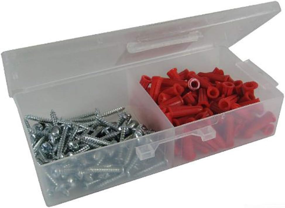 L.H. Dottie RD2 Anchor Kit, 6 by 1-Inch Length Screw, 21 Anchor, Red