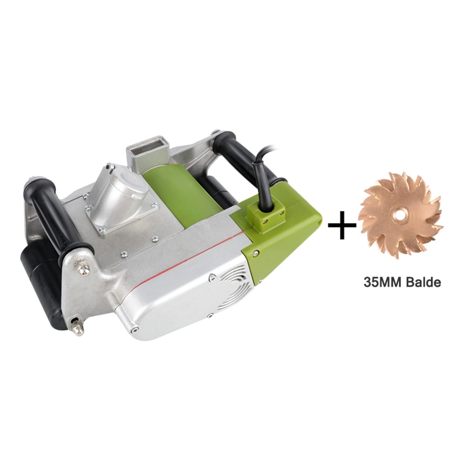 Rozadora Pared, 1pc 25mm / 35mm Máquina de cazador de pared industrial 1600R / min máquina de corte de ranura de pared 1200W Máquina tragamonedas de la línea de pared(25MM)