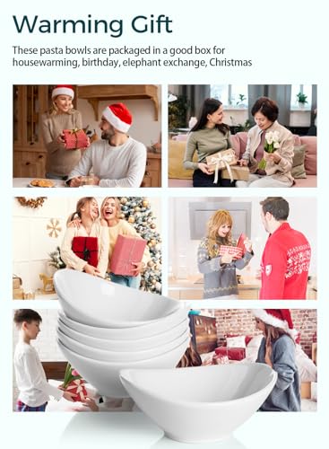 Teocera BOWLS-ODD S SET6-WHITE Porcelain Small Bowls, Dessert Bowls Set thumb #4