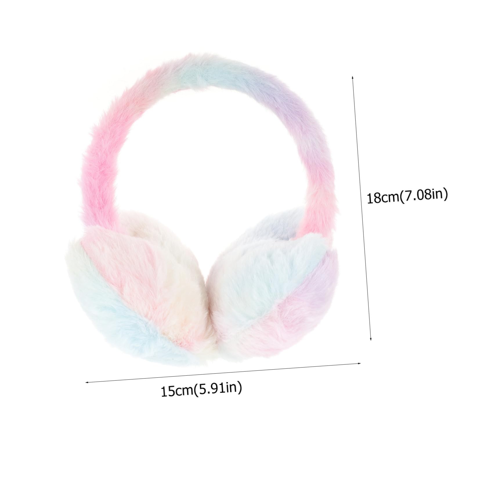 FRCOLOR Winter Ear Muff for Women Plush Furry Earmuffs Thickened Warm Ear Warmers Cozy Ear Covers for Outdoor Activities Winter Accessories for Cold Weather