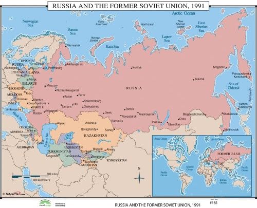 Russia Former Soviet Union World History Wall Maps Maps Com Amazon Com Books Russia Former Soviet Union World History Wall Maps Maps Com Amazon Com Books