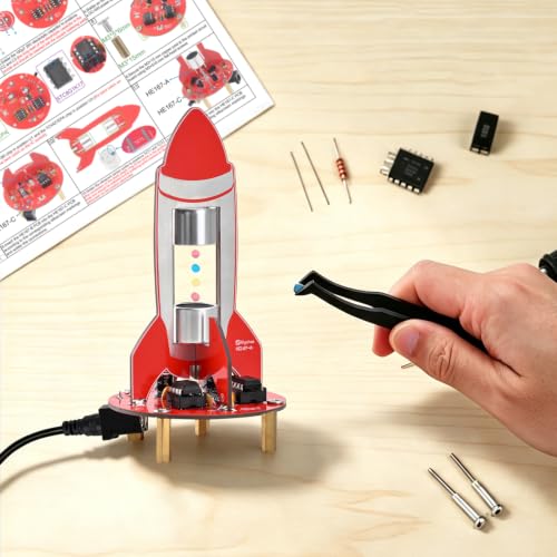 Image of ICSTATION Ultrasonic Levitation Soldering Practice Kit, Mini Cool Acoustic Levitator Electronics Kit for College Students, DIY Soldering Project Kit for STEM Education