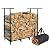 Vailge Firewood Rack 4FT with Firewood Rack Cover 4FT in Combo
