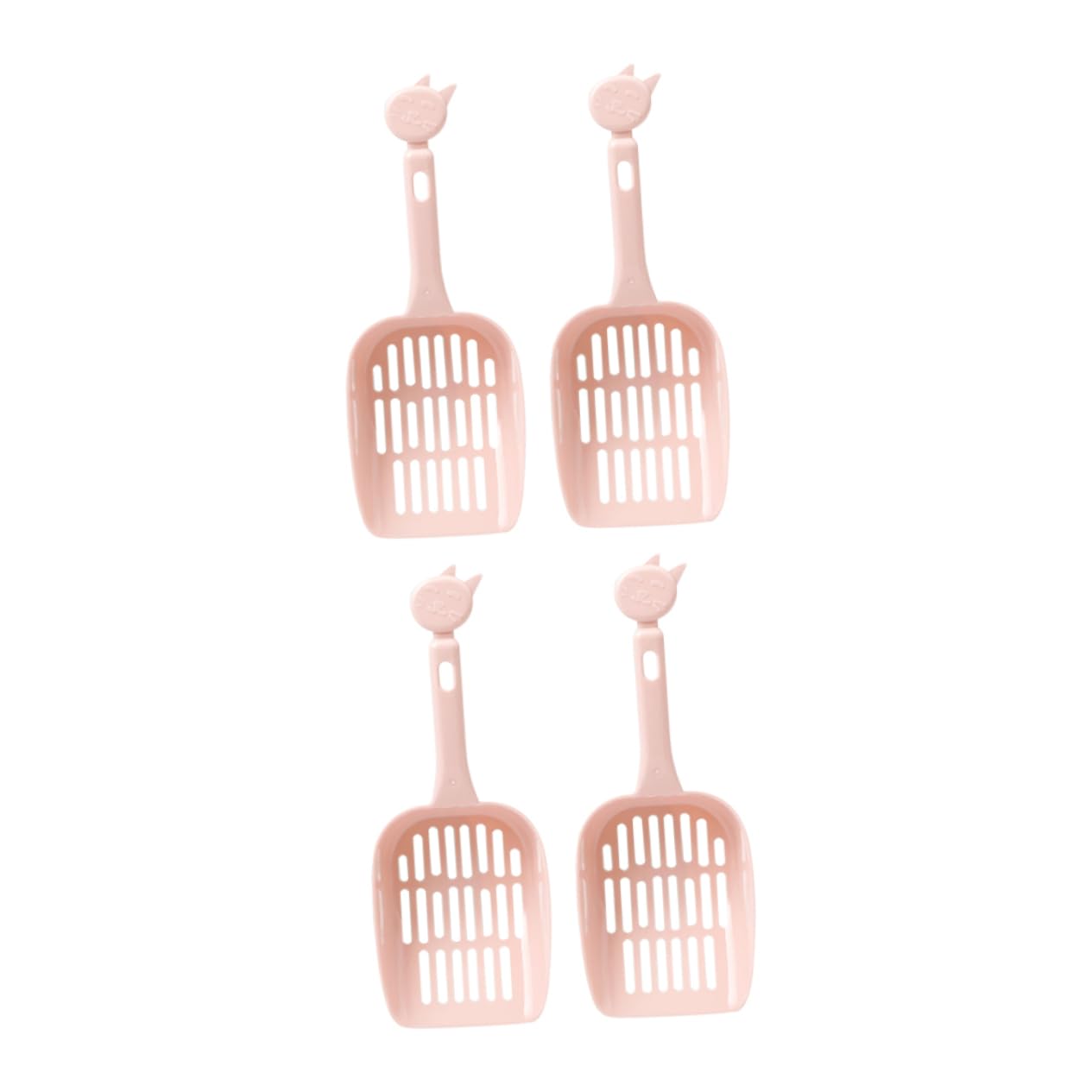 ibasenice 4pcs Cat Litter Shovel Pet Scooper Jumbo Feline Poop Sifting Functional Clumping Cats Cat Sand Shovel Cat Litter Scoop Pp Resin