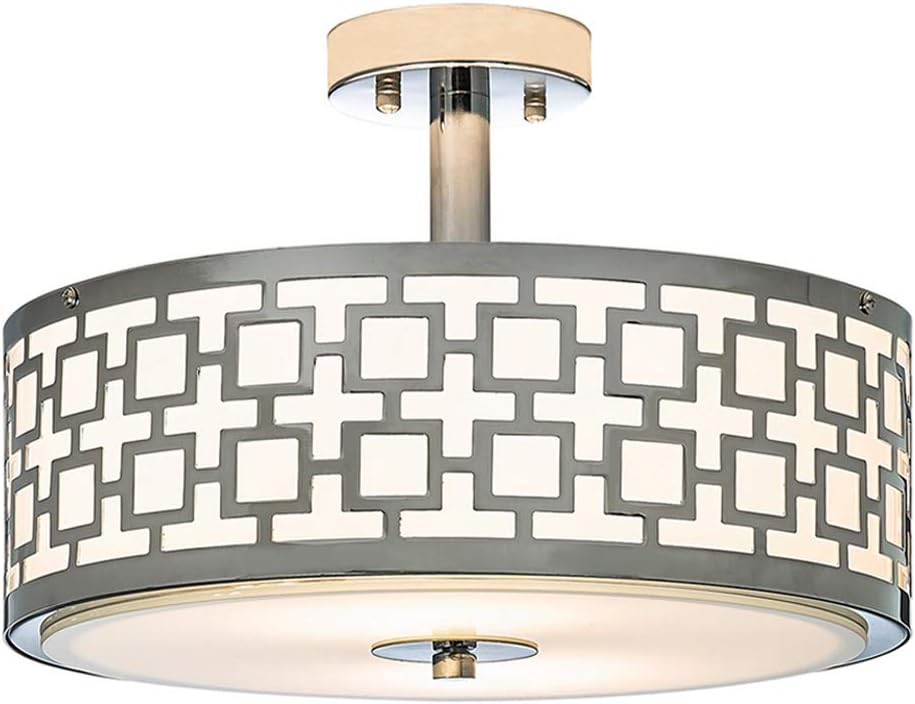 16 Inches New Design Silver Flush Mount Ceiling Light,Chrome Ceiling Lights