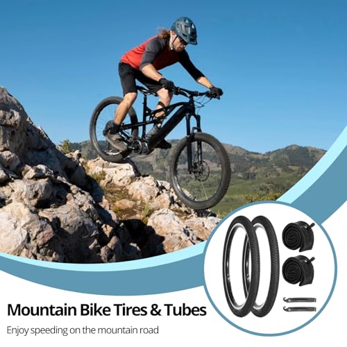 20 inch Bike Tire, 2 Pack 20×1.75 Bike Tires and 20×1.5-1.75