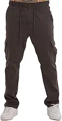 Calça Cargo Larga Masculina Skate Elástico Cintura