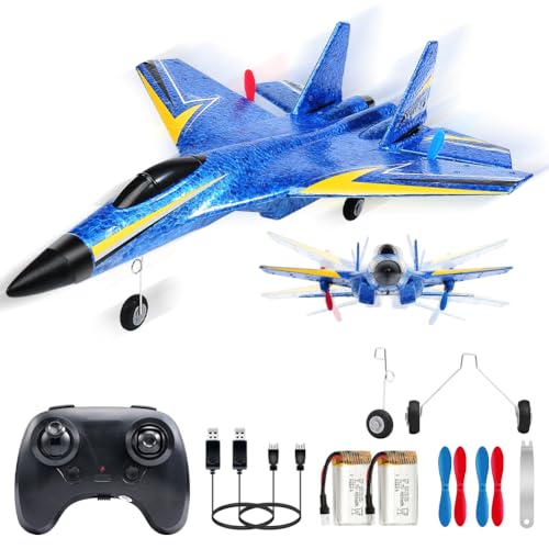 Image of Fremego Su-27 RC Airplane Remote Control Plane with Gyro Night Lights