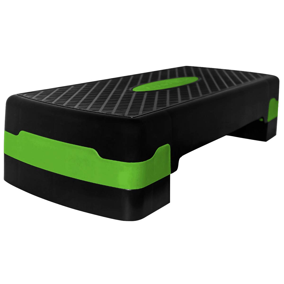 SportVida Stepper regolabile in altezza per la casa, trapuntatura aerobica, 2 livelli, superficie antiscivolo, altezza 10/15 cm