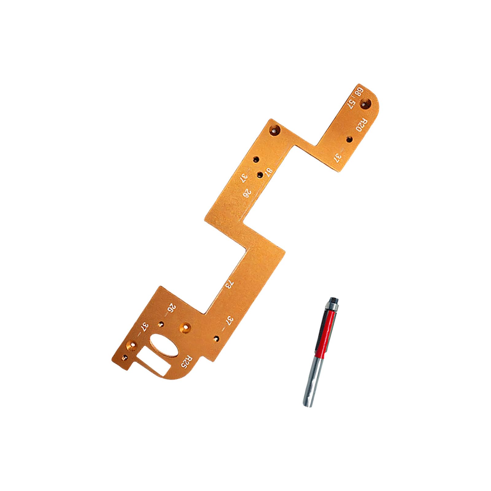 Woodworker Essential Tool Accuracy Slotting Guide for Unflawed U Grooves Cutting and Curved Brims Shaping Woodworker ' s Slotting Aid