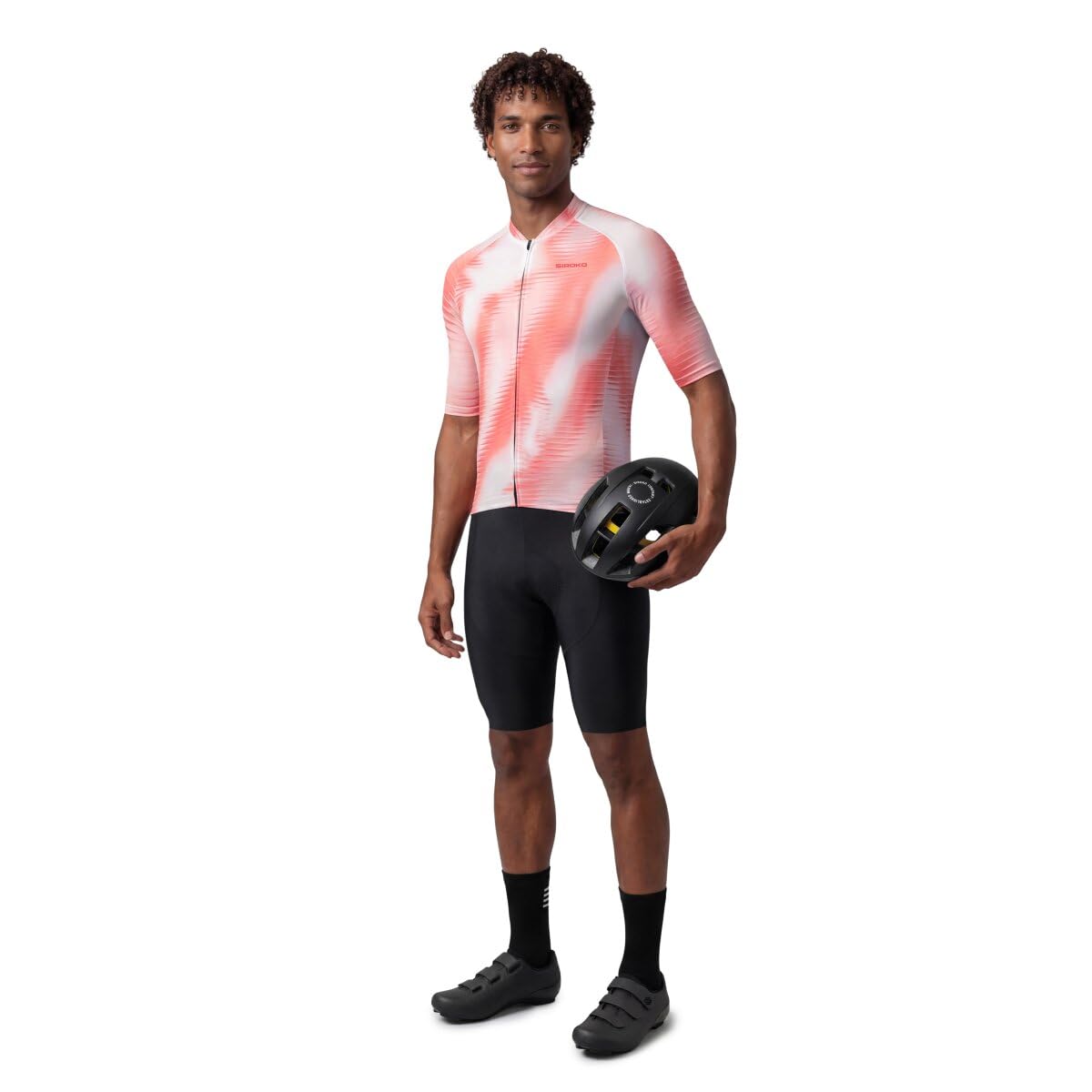 SIROKO Maillot de Manga Corta Ciclismo M2 NRC Pink Rosa