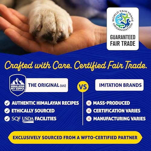 Himalayan Dog Chew Original Yak Cheese Chew, 1 X-Large Stick, 5.3 oz, Gluten Free, Healthy Treats, Grain & Lactose Free 100% Natural, Long Lasting for Dogs Over 55 lbs