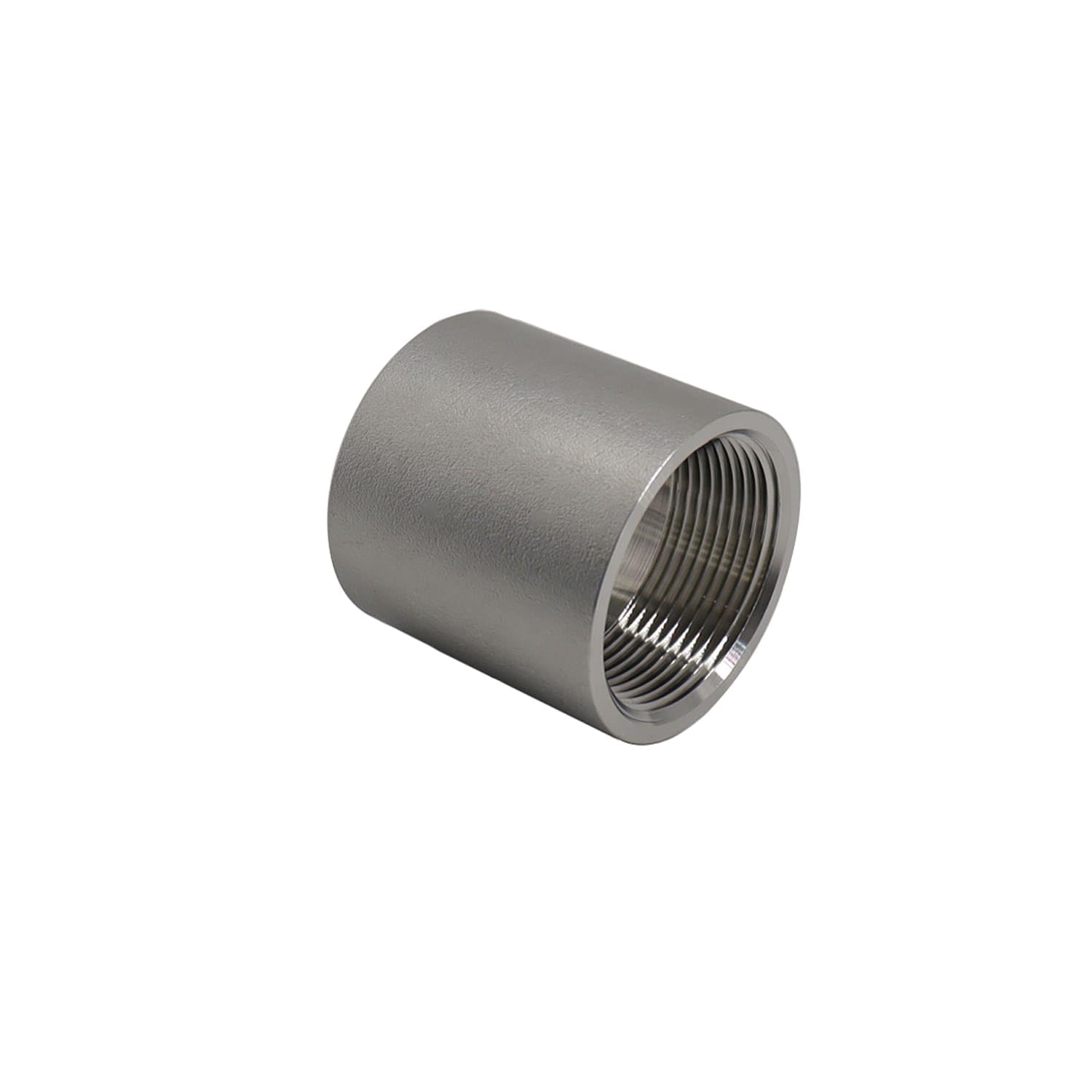 1 1/4" inch Coupling Threaded NPT 316 Stainless Steel FNPT x FNPT Full Coupling Class 150