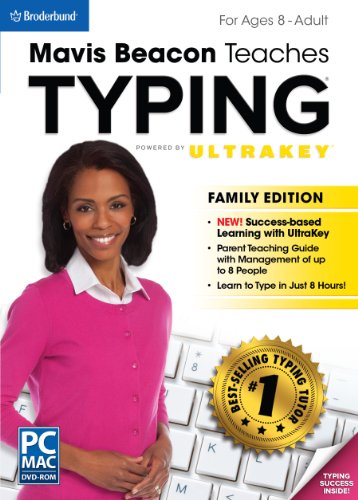 Mavis Beacon Teaches Typing Powered by UltraKey - Family Edition