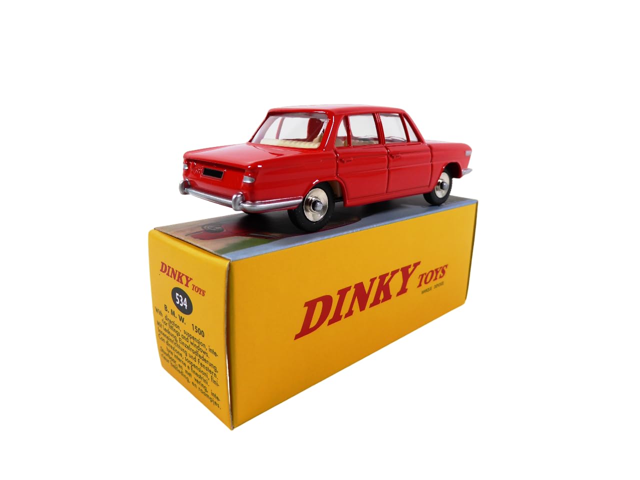 Dinky Toys 534 – BMW 1500 Rouge, 1/43, Boîte D'origine (peu Sortie)