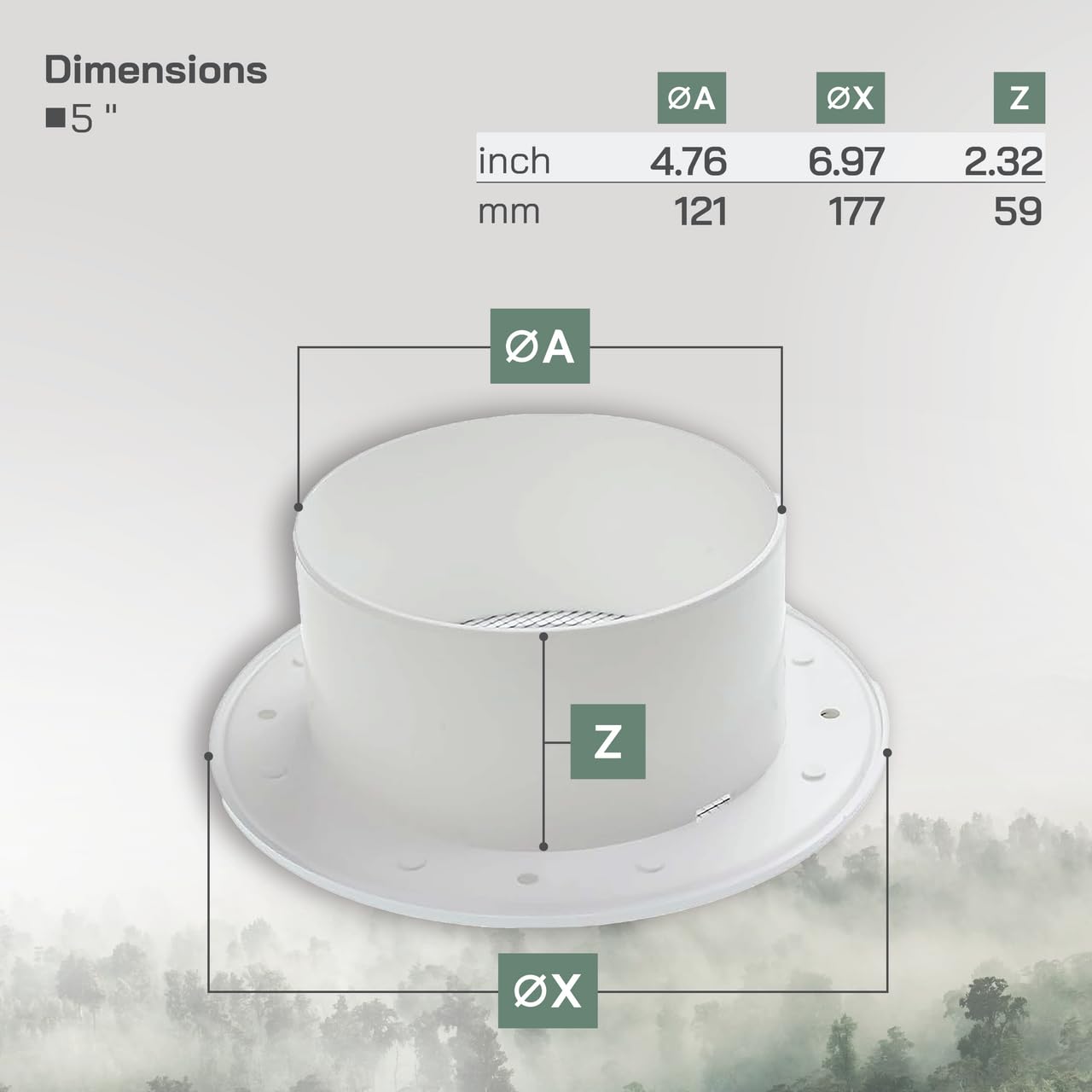 Copertura Per Condotti Di Ventilazione, Griglia Di Ventilazione In - Foto 13