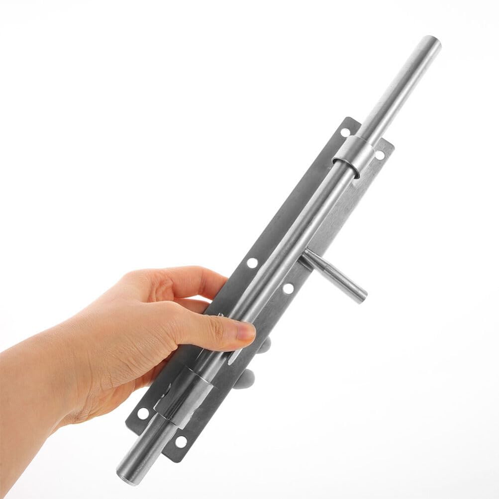 Artibetter 2pezzi Serratura Per Porta Scorrevole Acciaio Inossidabile Catenaccio Di Sicurezza Per Casa e Bagno Facile Scorrimento e Installazione Resistente e Duraturo Design Pratico Per Uso