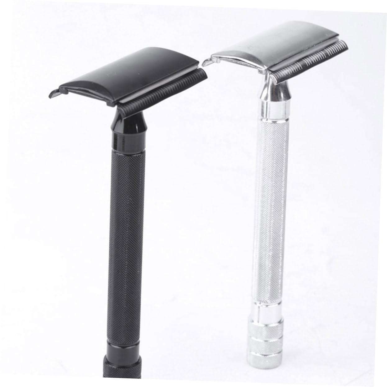 WRITWAA Traditional Manual Razor Set Shaver Alternative Double Edged Razor Blade Metal Handle