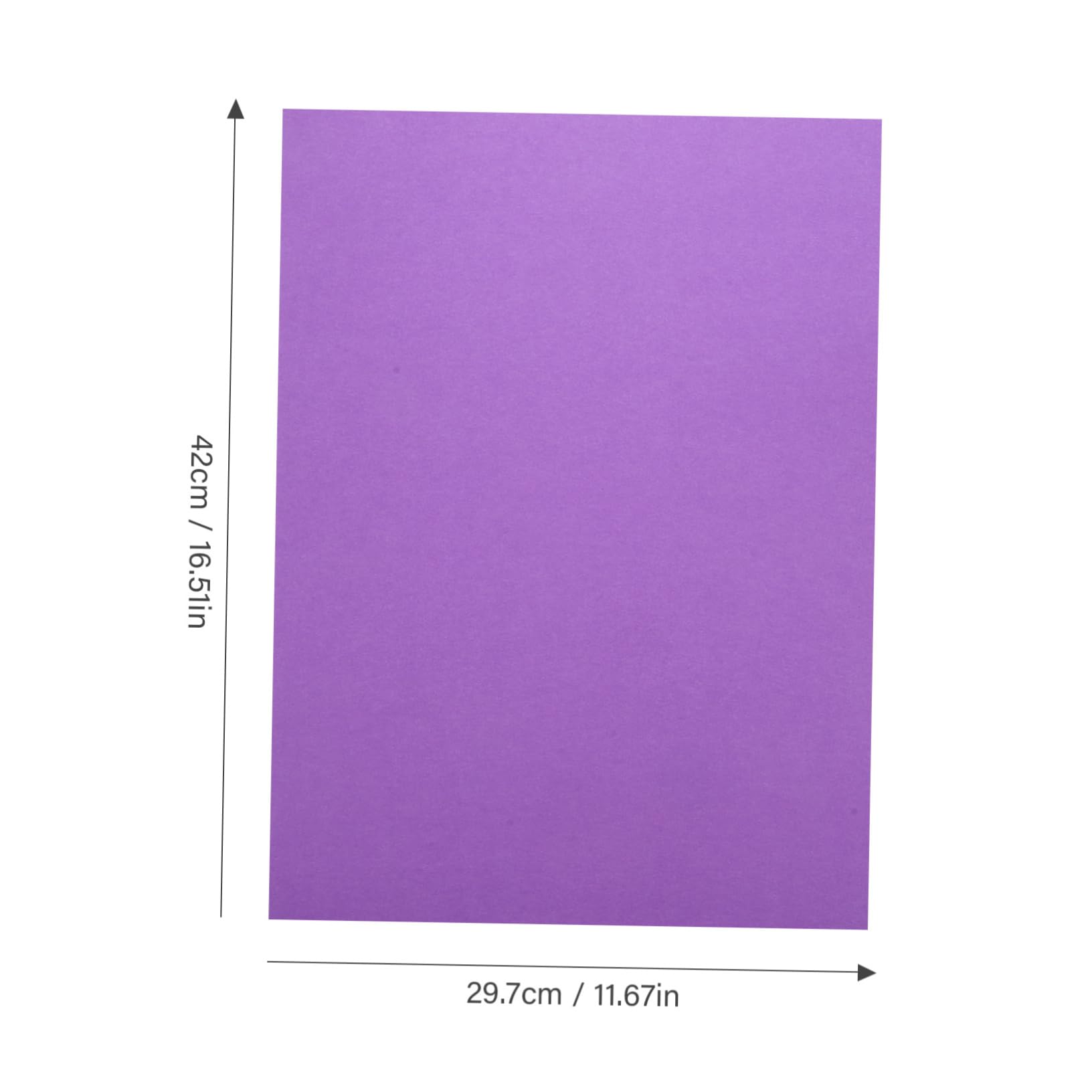 Tofficu Carta Colorata Porpora A3 per Lavoretti Creativi, 50 Fogli di Carta Cardstock Spessa Multiuso, per Scuola e Fai da Te