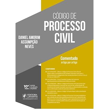 Capa do livro Código de Processo Civil Comentado 10Ed.2025