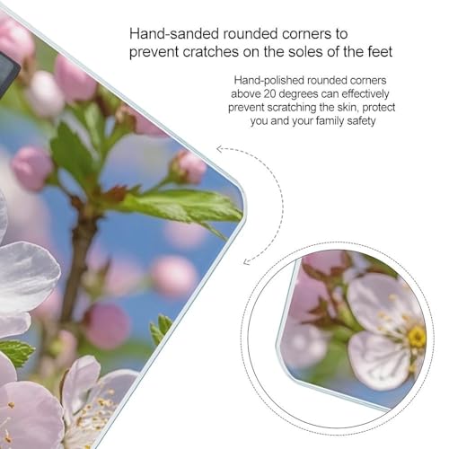 Báscula Digital de Baño Japón Cherry Blossom Vidrio Templado miniatura 4